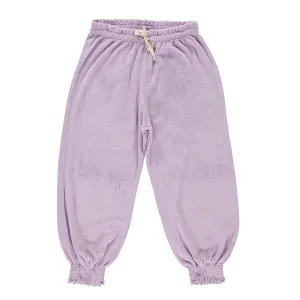 Pants Terry Smocked Lavender