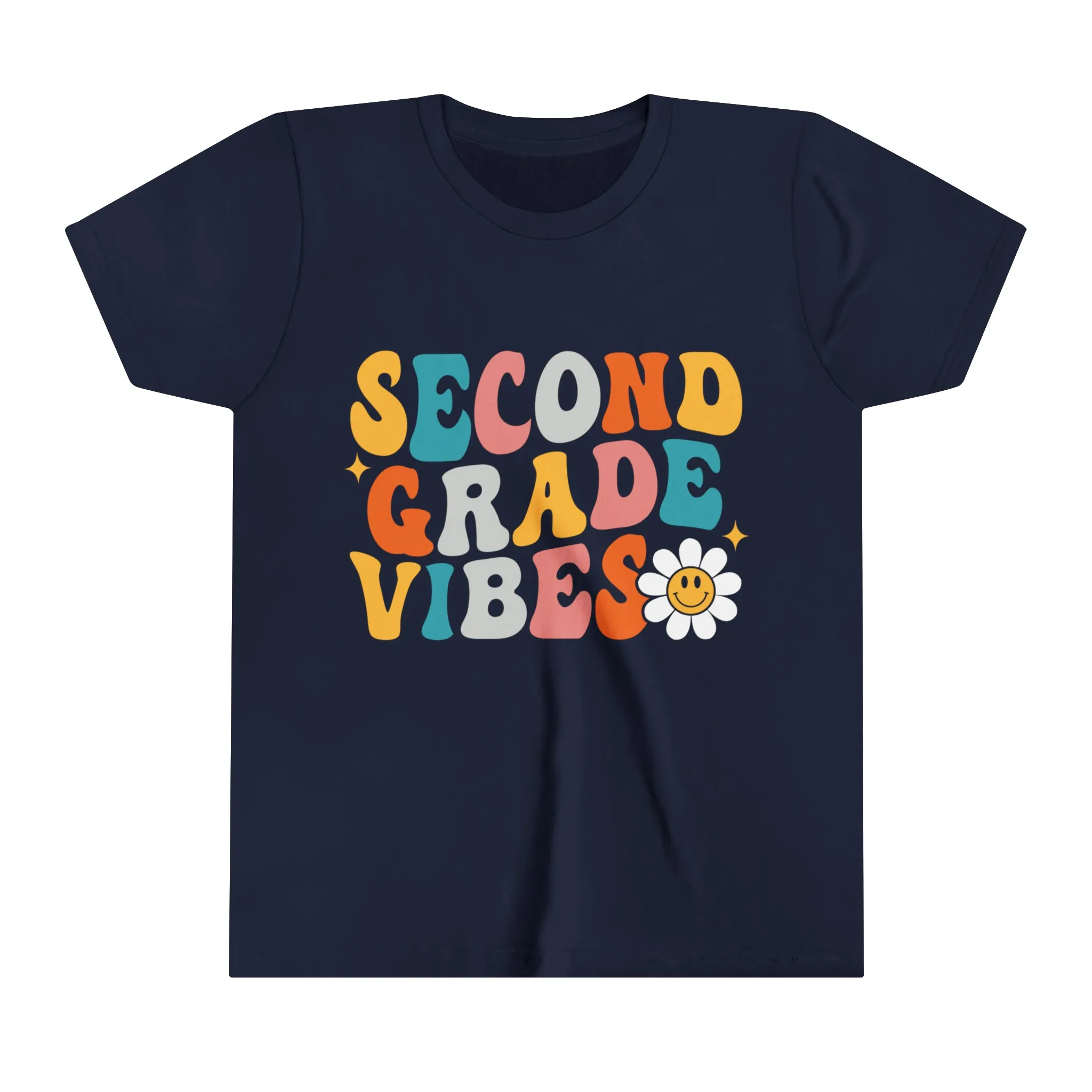 Second Grade Vibes - Back to School - Youth Short Sleeve Tee
