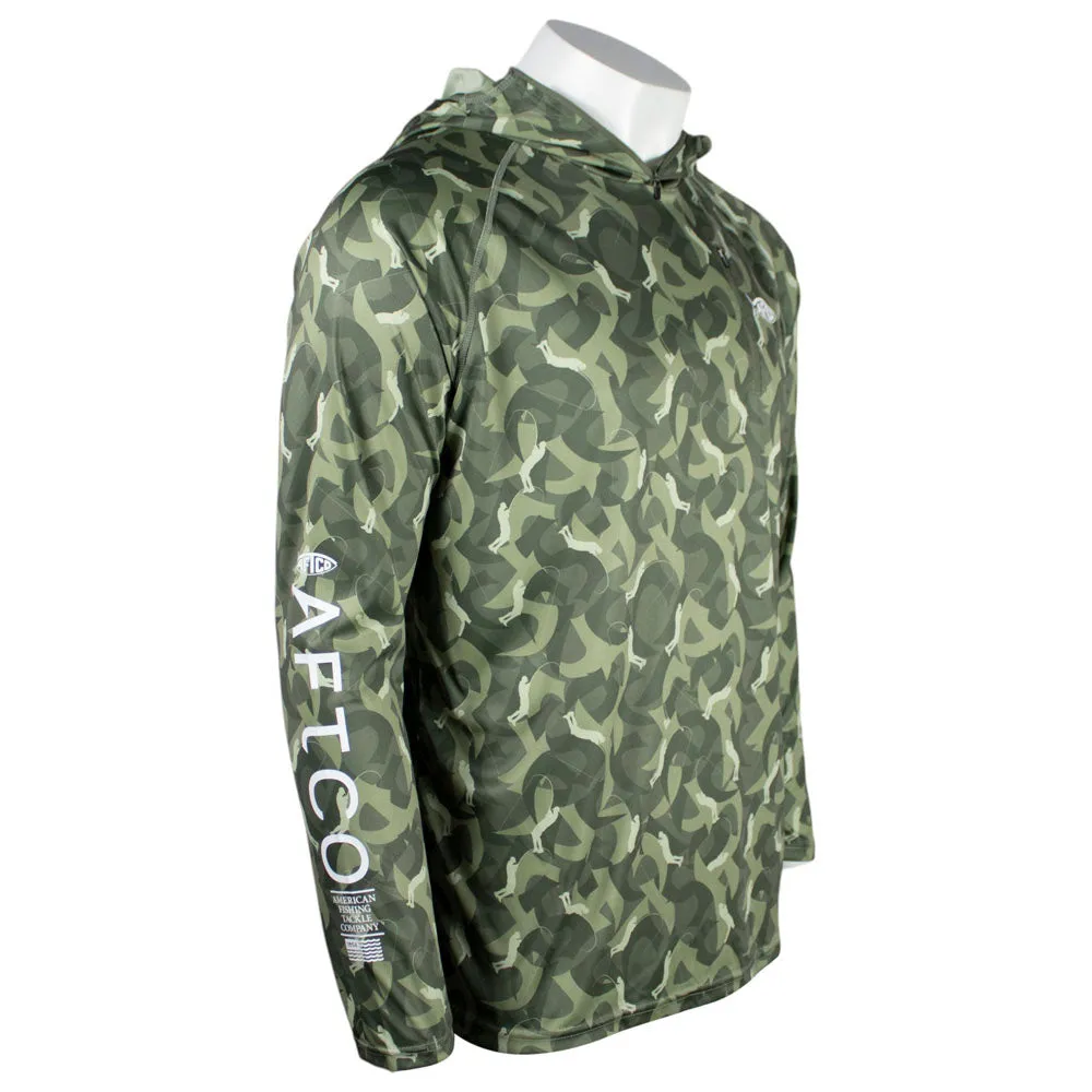 Skeeter Jason Christie Deep Green Camo LS Performance Shirt