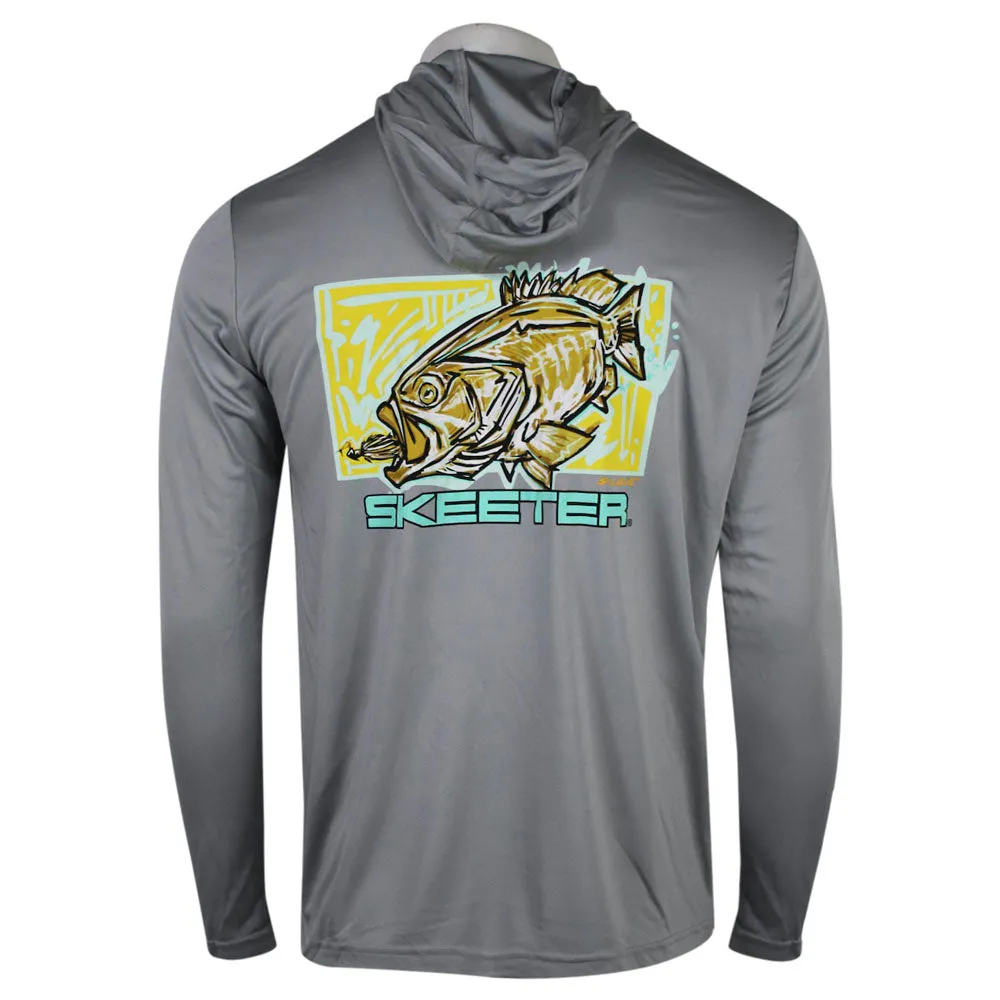 Skeeter Stockton Hair Job Smallmouth Crush Hooded Long Sleeve