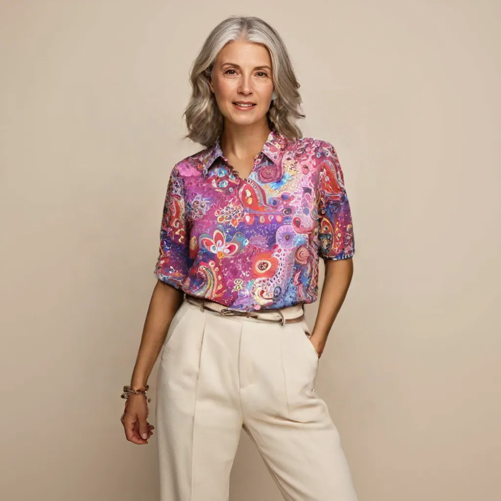 Sophia Paisley Print Blouse