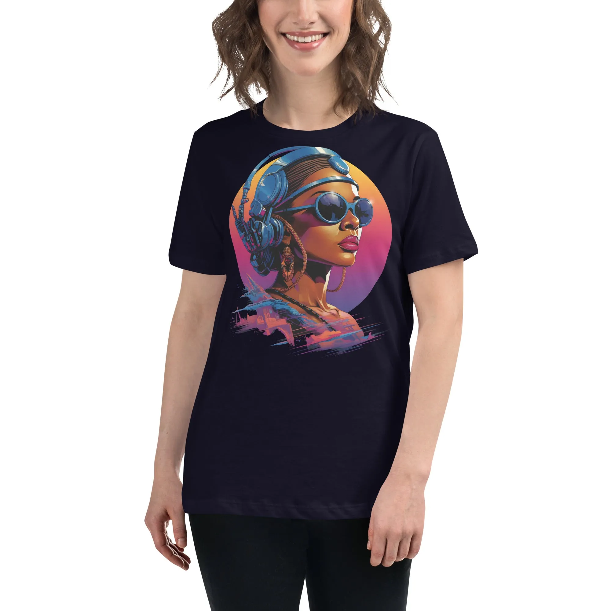 Step into the Cyberpunk World with Women's Cyber Punk T-Shirts 002