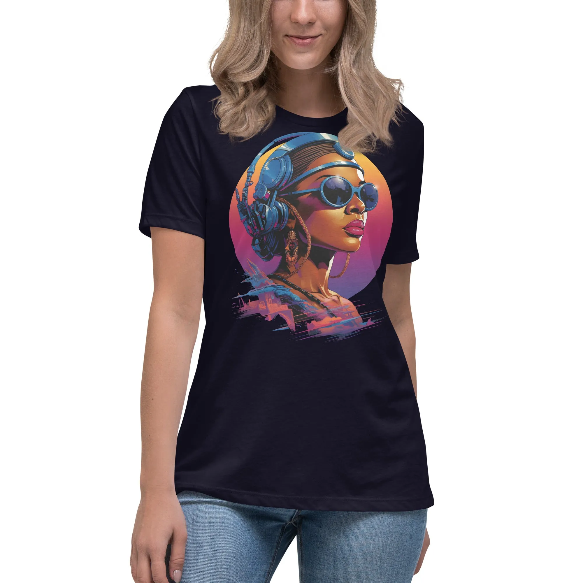 Step into the Cyberpunk World with Women's Cyber Punk T-Shirts 002
