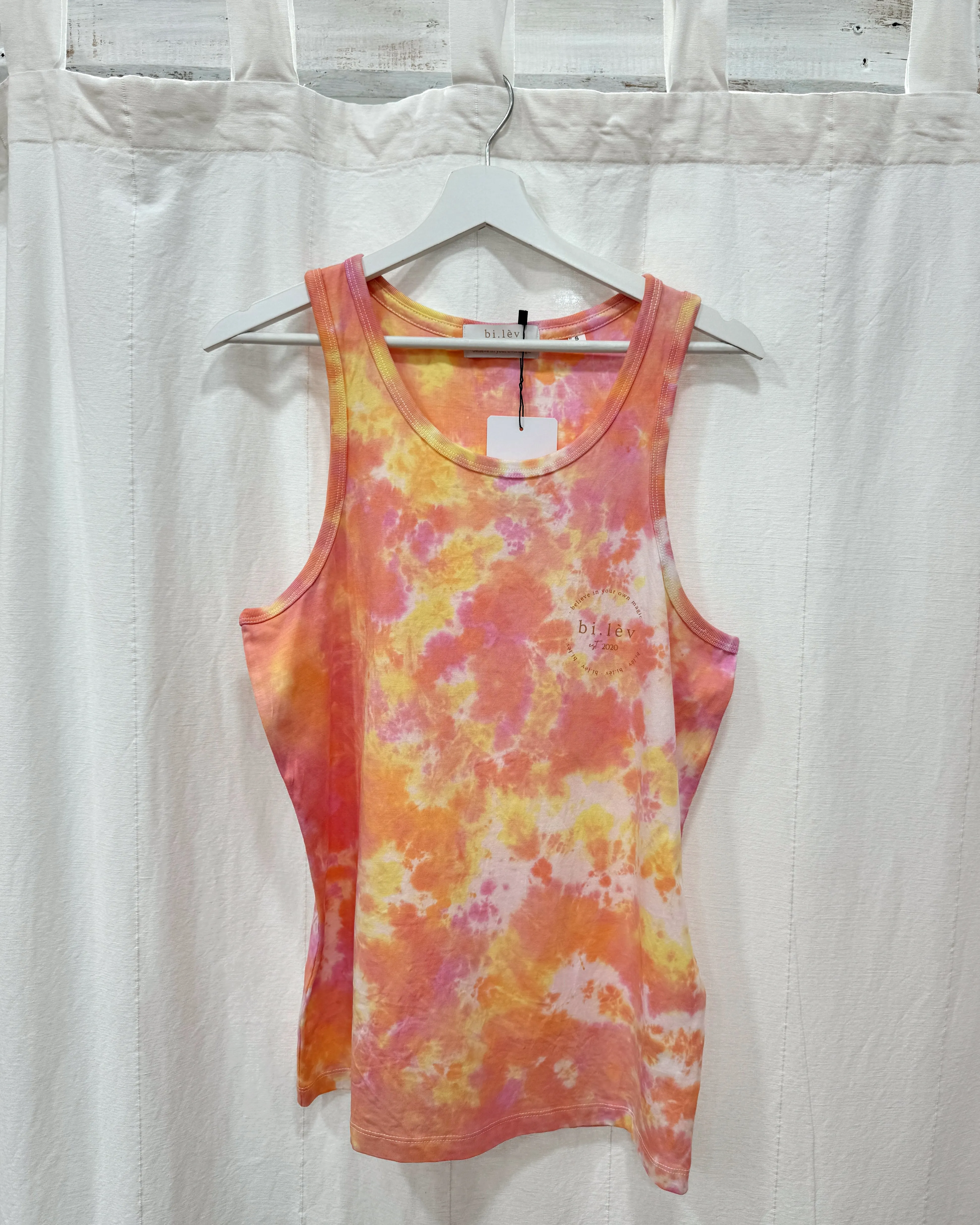 STRAWBERRY  CITRUS - Sleeveless Organic Cotton Shirt