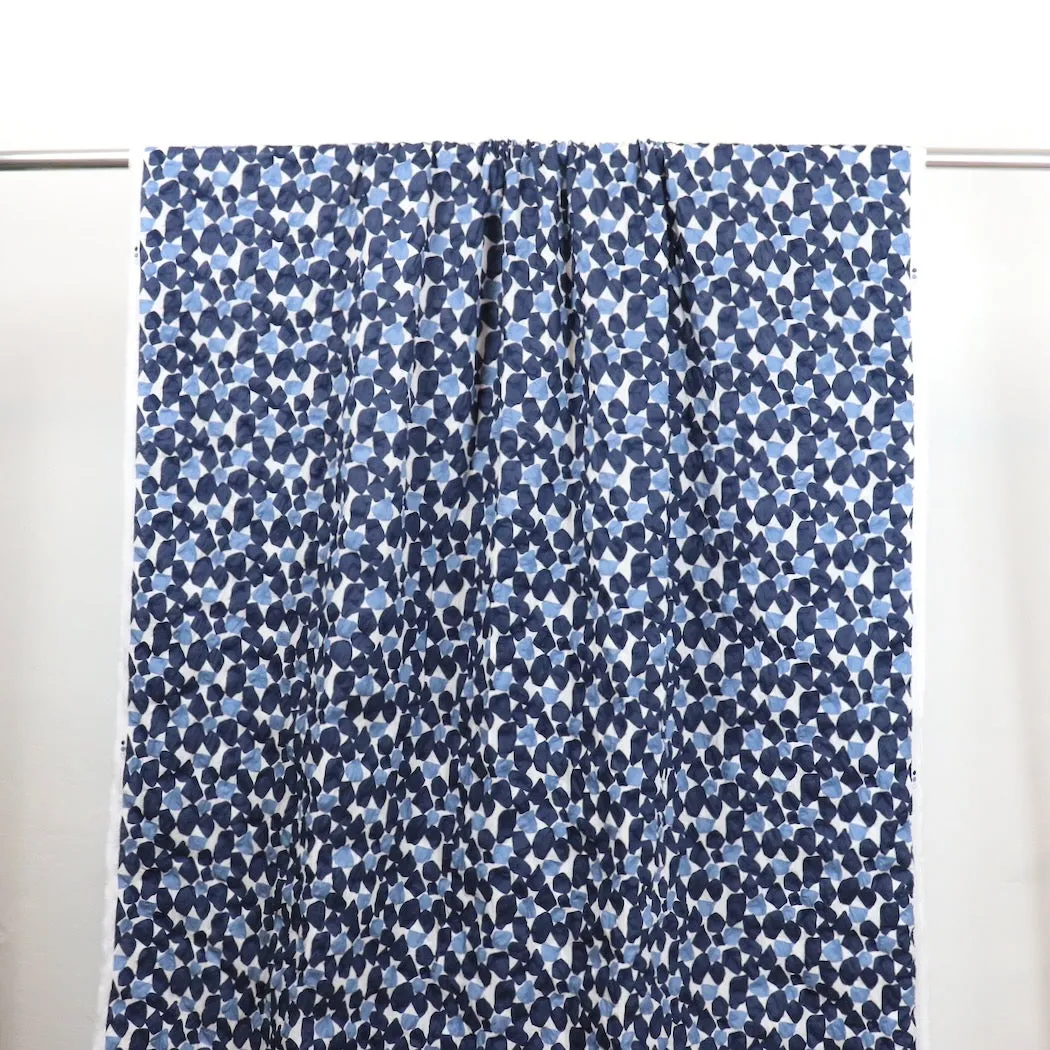 Swatch — Beach Glass Japanese Ripple Lawn — Navy
