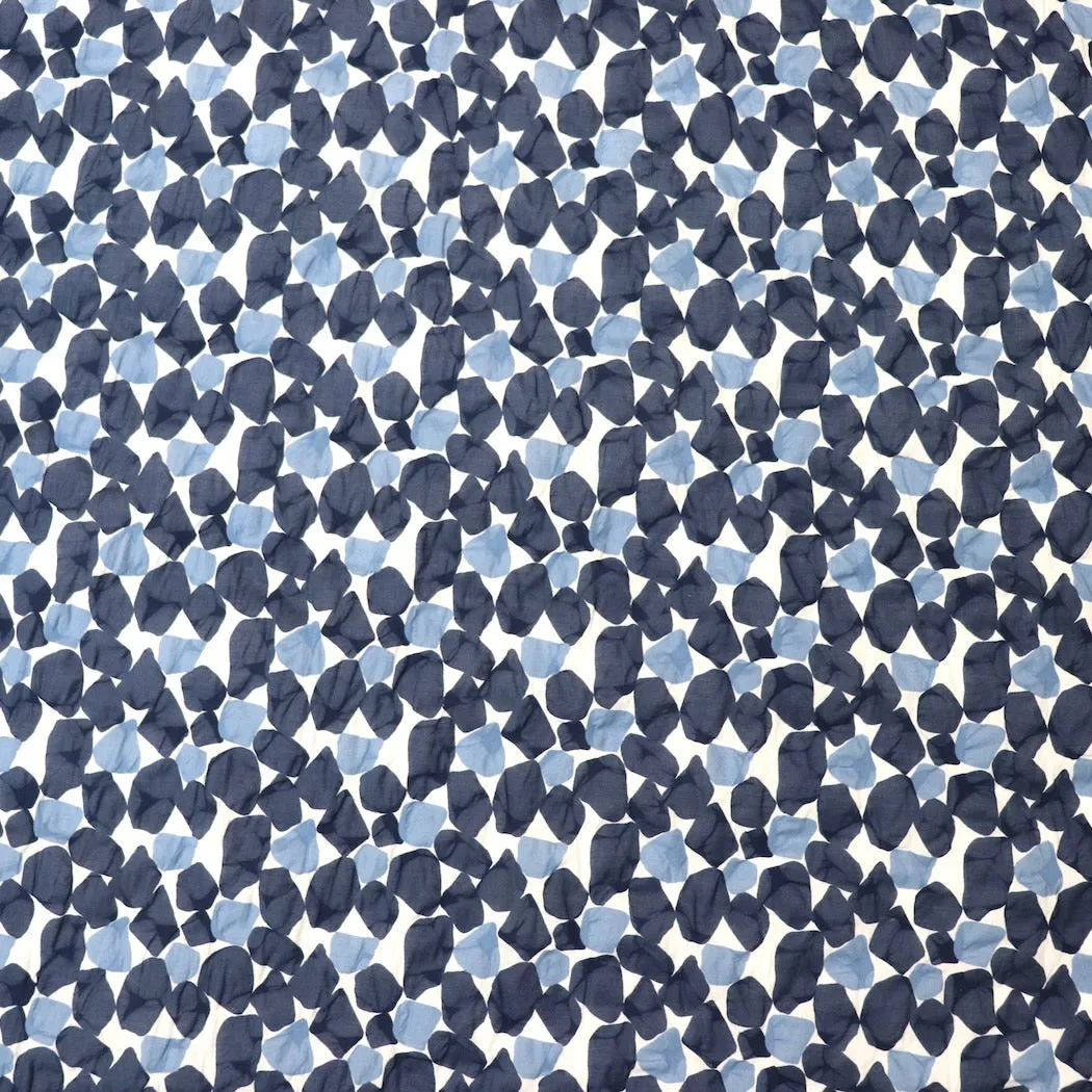 Swatch — Beach Glass Japanese Ripple Lawn — Navy