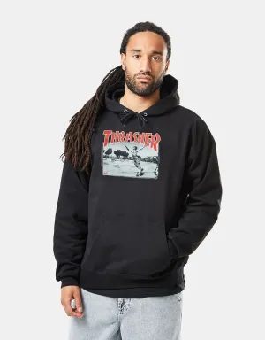 Thrasher Jake Dish Pullover Hoodie - Black