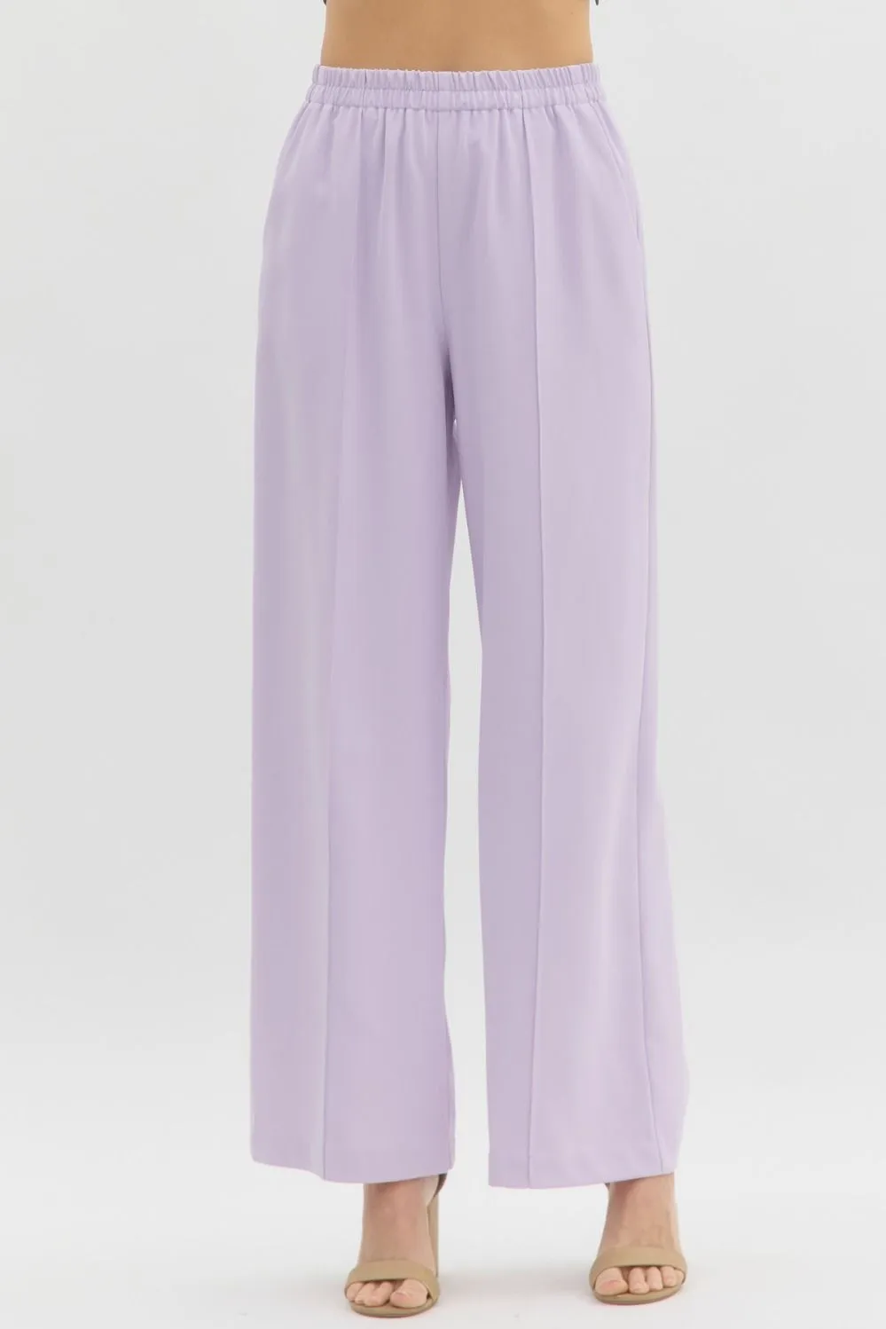 Timeless Treasure Lilac Pintuck Pants