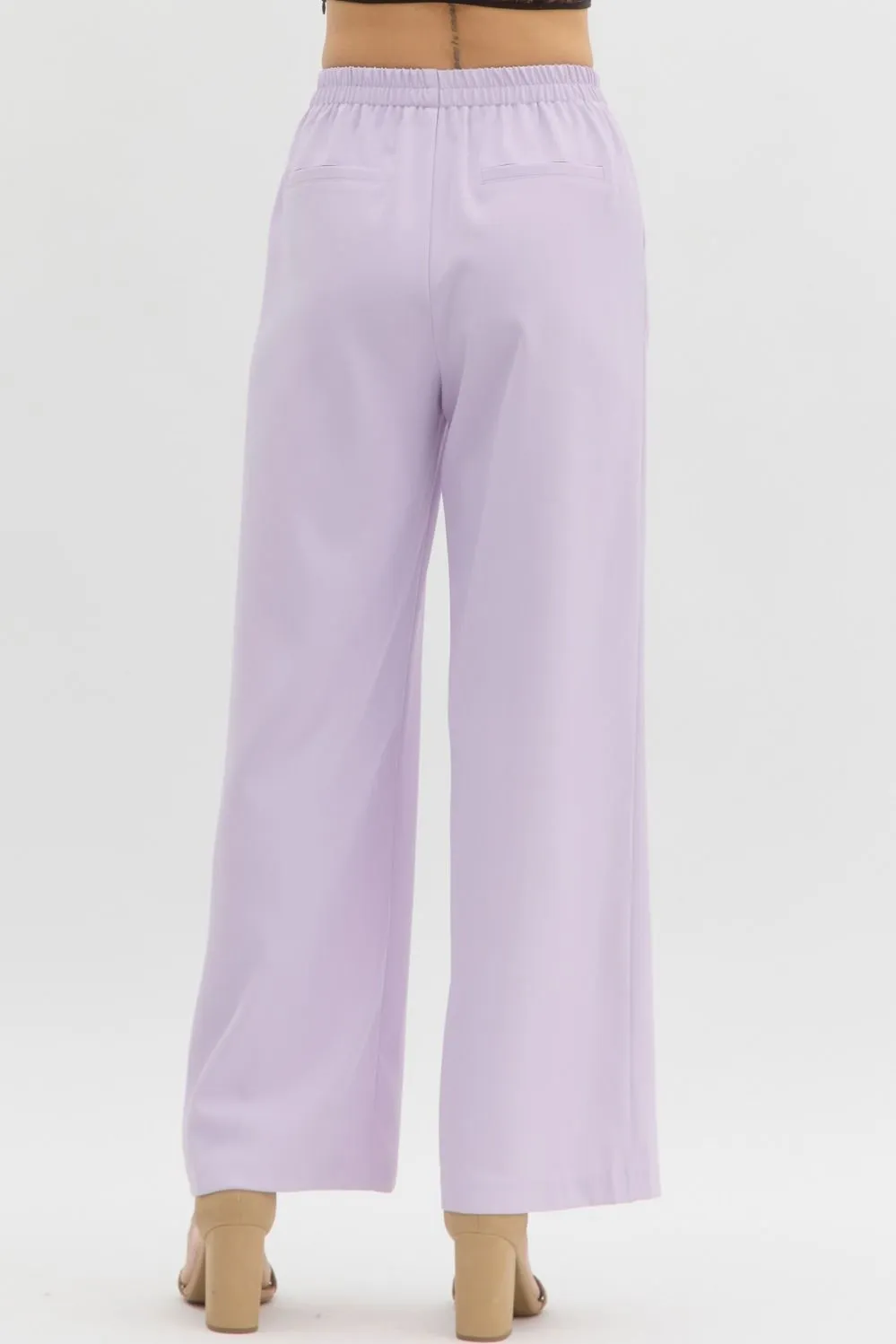 Timeless Treasure Lilac Pintuck Pants