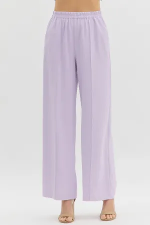 Timeless Treasure Lilac Pintuck Pants