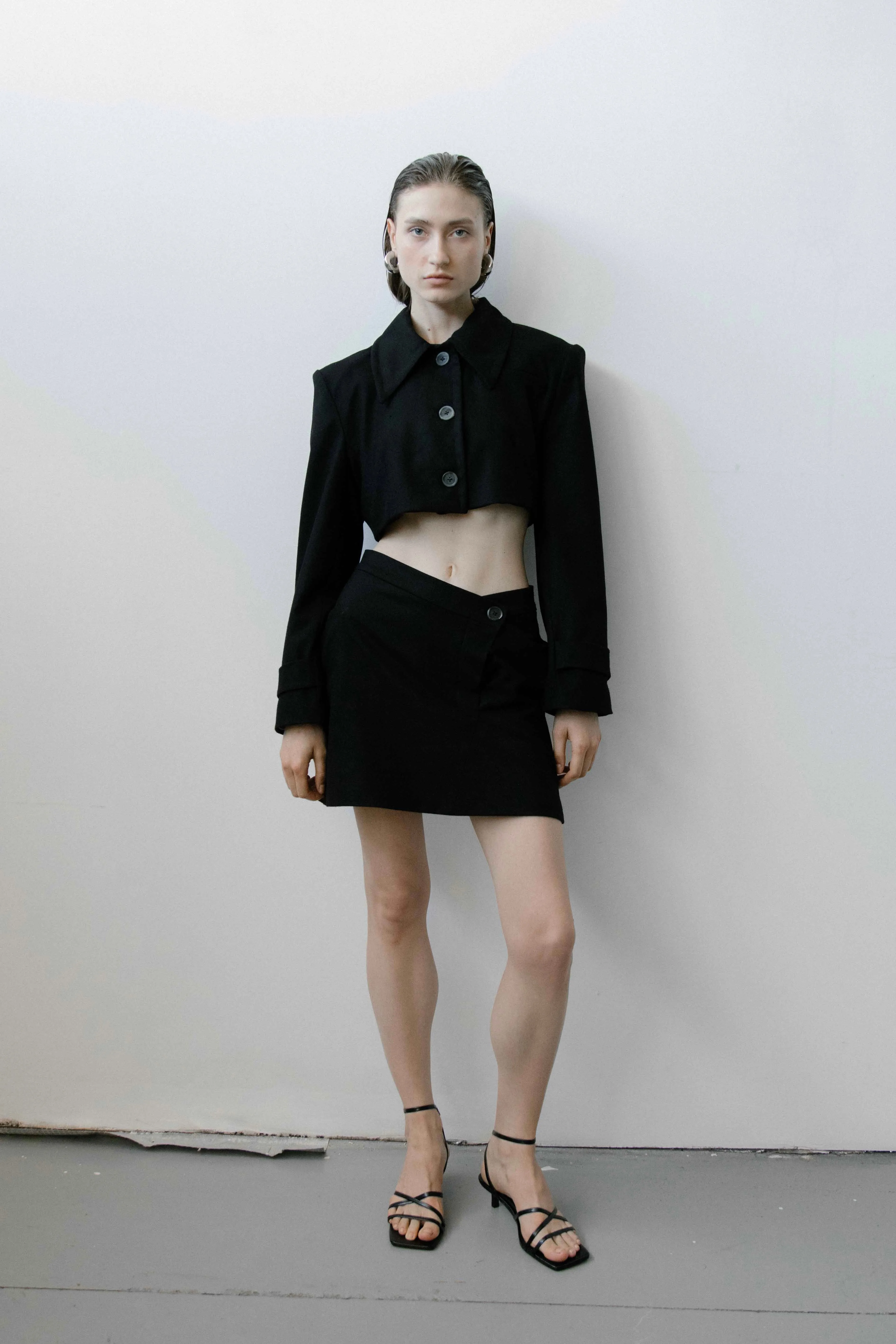 Triangle Black Skirt