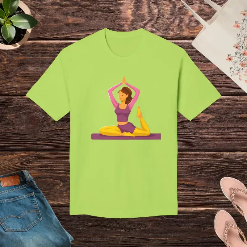 Unisex Yoga Tee Premium Cotton Comfort Trendy Apparel