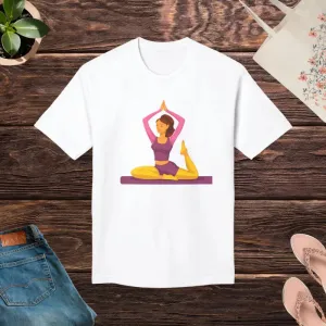 Unisex Yoga Tee Premium Cotton Comfort Trendy Apparel