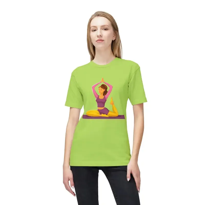 Unisex Yoga Tee Premium Cotton Comfort Trendy Apparel
