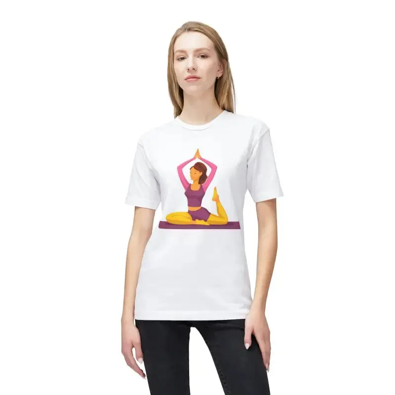 Unisex Yoga Tee Premium Cotton Comfort Trendy Apparel