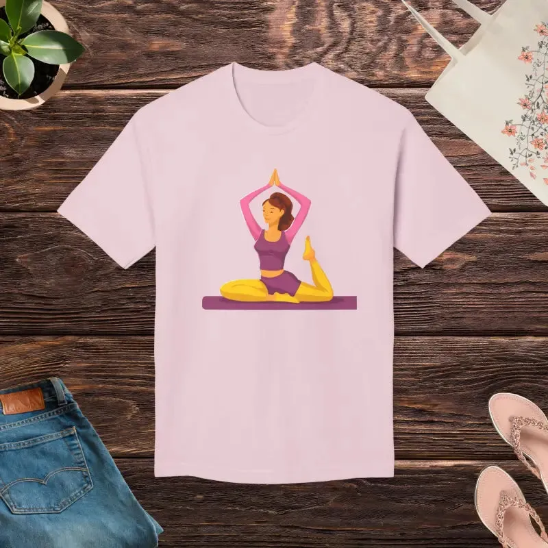 Unisex Yoga Tee Premium Cotton Comfort Trendy Apparel