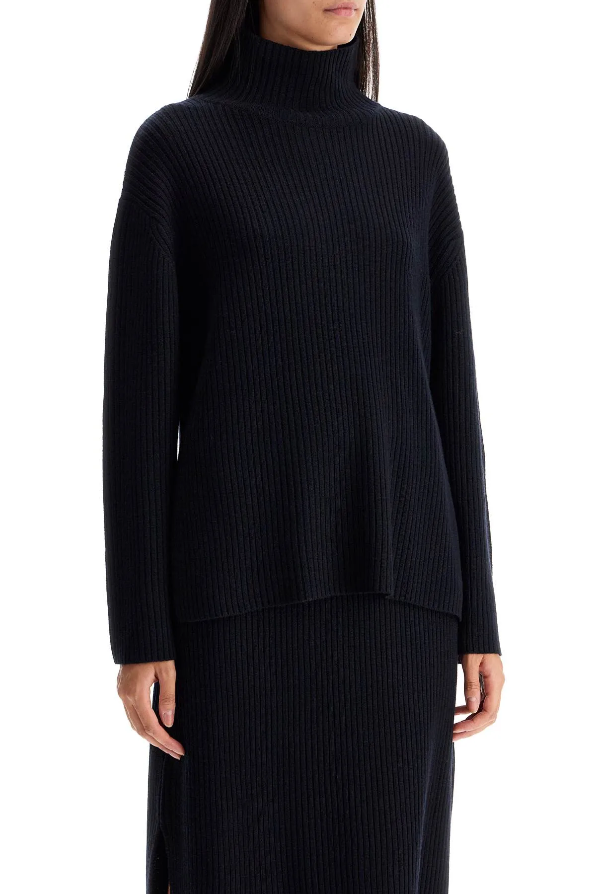 woolen mahault pul WVAXU F23379 DARK NAVY