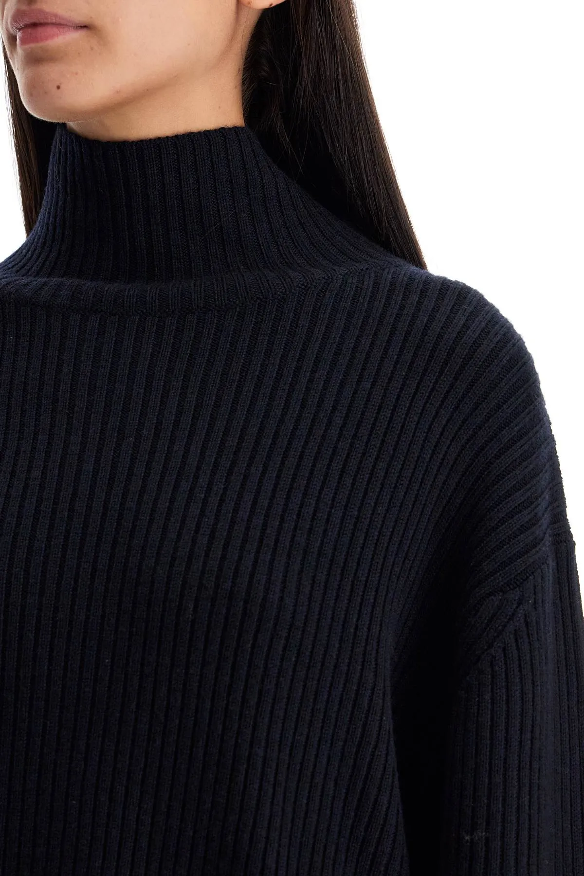 woolen mahault pul WVAXU F23379 DARK NAVY
